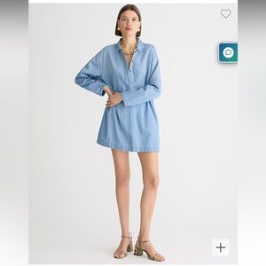 J.Crew Popover dress in Chambray